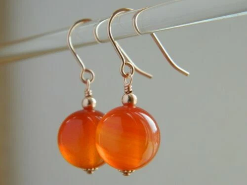 Rose Gold Filled Dangle/Drop Costume Earrings