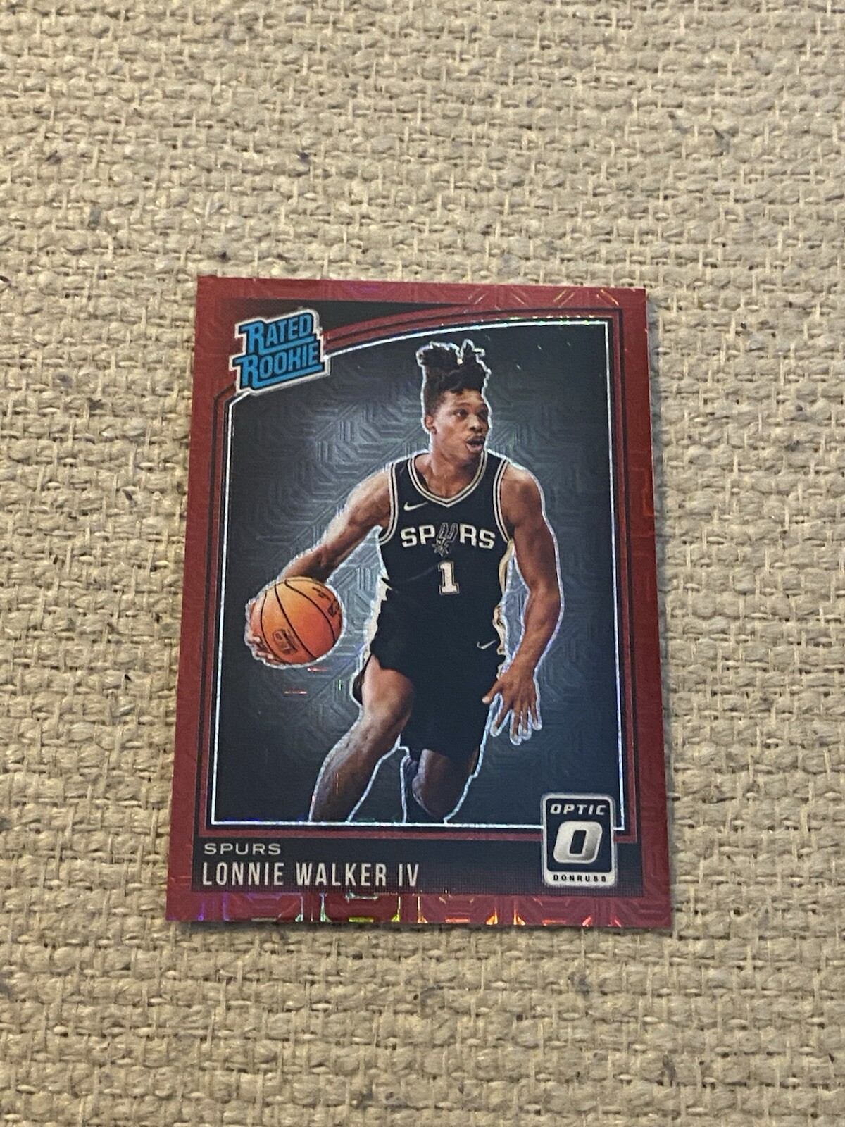 Lonnie Walker 2018 Optic Choice Red #174 17/88