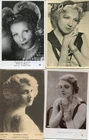 Huguette DUFLOS Lot of 4 Postcards