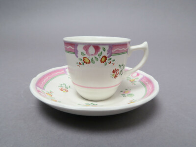 Laura Ashley England Mokka Espressogedeck Tasse Untertasse
