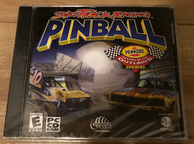 Dirt Track Racing Pinball (PC Computer) Game Brand New Sealed Free Shipping