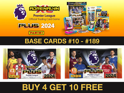 Panini Adrenalyn XL Plus 2024 Premier League Karten 23/24 Base Cards #10 - #189