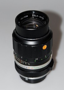 soligor Tele-auto 135mm 1:3.5 Lens for minolta camera #A12