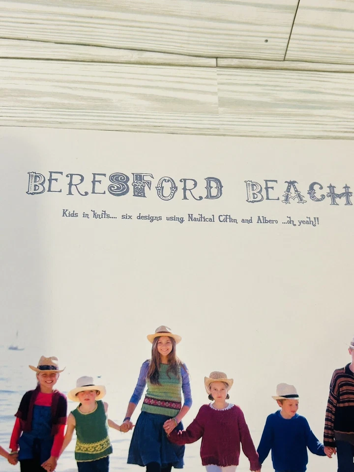 Louisa Harding Hilos Beresford Playa Proyectos de Tejido a Mano Niños en Tejer LHB101 Foto 2 de 4