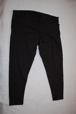 Womens BLACK LEGGINGS Mid Rise Stretch L 12-14 XL 16-18 2X 18W-20W