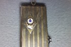 Antique Elks Club Stamp Holder Sterling Art Deco BPOE Stamp Case — photo 2