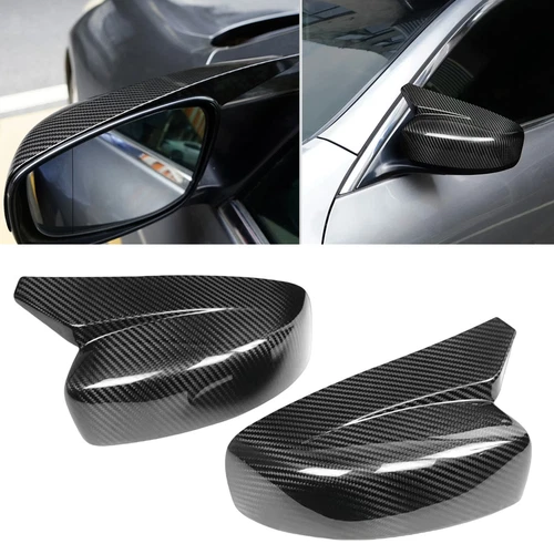 Carbon Fiber Side Rearview Mirror Cover Kit For Infiniti G37 G25 Q40 2008-2013