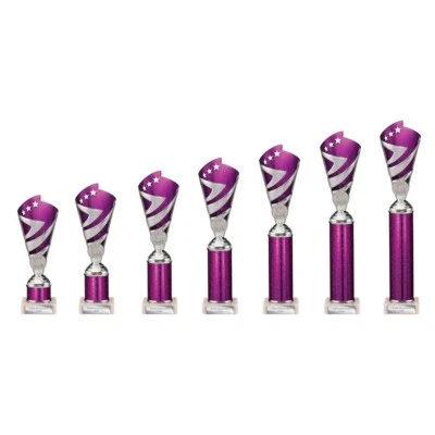 AWARDSMITH Purple Star Tanz, Gymnastik gemischte Sport Trophäe Auszeichnung GRATIS GRAVUR 7 Größen