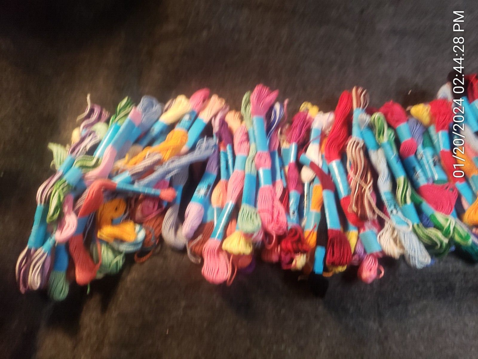 Lot of 125 Prism Craft Cotton Thread Floss 10 Yards Each Assorted ...