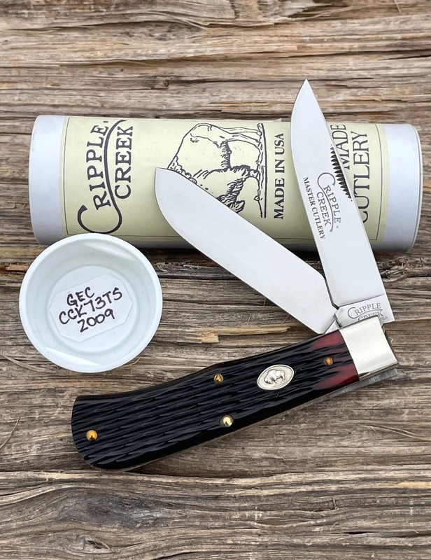 GEC CRIPPLE CREEK ** 2009 HEMLOCK RED SCOUT KNIFE KNIFE KNIVES
