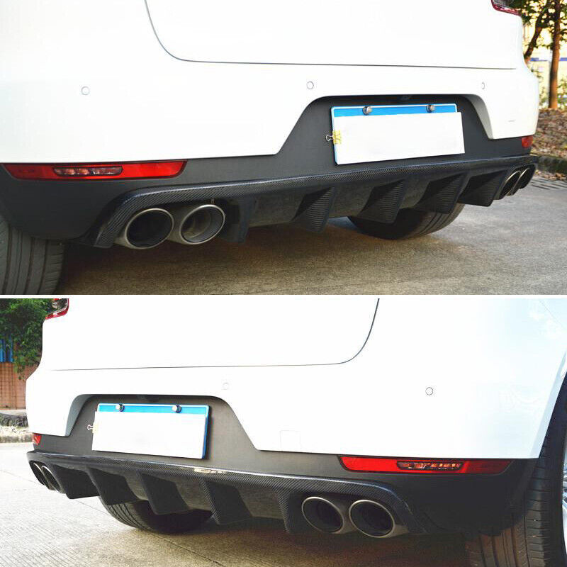 Diffuseur Arrière Carbone Pour Porsche Macan (2014-2020) - Spoiler Lip, Installation Facile
