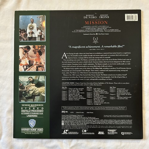 The Mission Widescreen Laserdisc 1991 - Picture 2 of 3