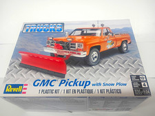 Revell Gmc Pickup W Snow Plow 124 Plastic Model Kit 7222 Decals