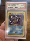 Pokemon Graded Card Dark Gyarados 25/82 PSA 8 NM-Mint OG Vintage 2000 Old School