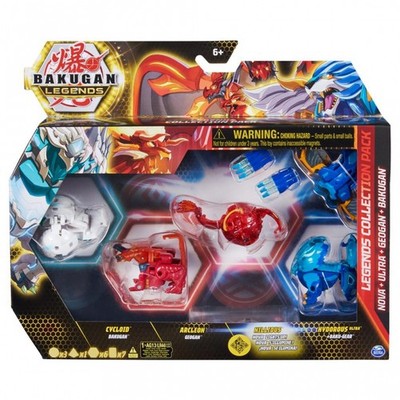 Spin Master - Bakugan Legends Collection Pack Cycloid Arcleon Nillious Hydorous