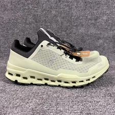 On Running Cloudultra Trail Shoes Mens Size 10 Green Black Cushioned Running
