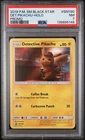 2019 POKEMON SM BLACK STAR PROMO #SM190 DETECTIVE PIKACHU-HOLO PSA 7