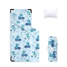 - Cot Nap Mat with Pillow and Blanket, for Boys in Daycare Kindergarten Presc...