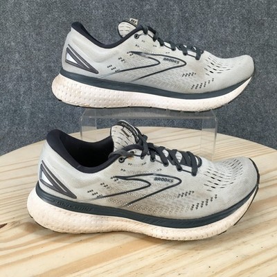 Brooks Shoes Womens 9.5 B Glycerin 19 Running Sneakers Gray Lace Up Athletic Low