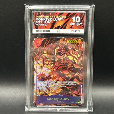 Monkey D. Luffy OP09-119 SEC Emperors in the New World One Piece ACE 10