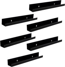 1-10x Floating Vinyl Record Album Wall Mount Display Shelf Acrylic Clear Holder