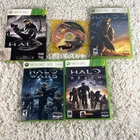 Halo Microsoft Xbox OG and 360 Game Lot Halo Anniversary 2 3 Reach Wars CIB