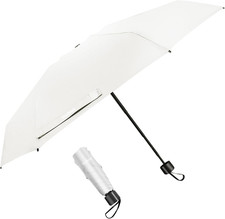 Mini Travel Umbrella, Portable Lightweight Compact Parasol with 95 UV Protectio