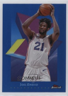 2024-25 Topps Finest Common Blue Refractor 146/175 Joel Embiid #73 5i3