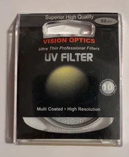 Vision Optics 52mm Ultra Thin UV Slim Filter Multi Coated High Resolution