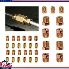 Brake Line Fittings Kit 35pcs 316 14 Metric Inverted Tube Flare