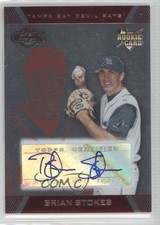 2007 Topps Co-Signers Silver Red 59/175 Brian Stokes #112 Auto 0v1