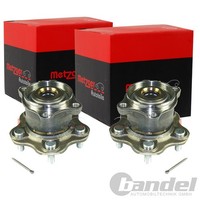 2X Metzger RADLAGER-SATZ Hinten Passend FÜR Nissan Qashqai X-TRAIL Renault
