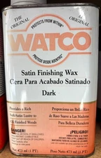 WATCO SATIN FINISHING WAX DARK PINT