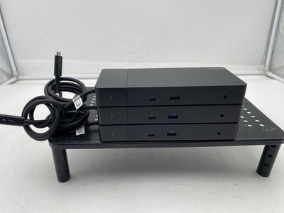 Lot of 3 Dell WD19TB / K20A Thunderbolt Docking Station / Docks Only