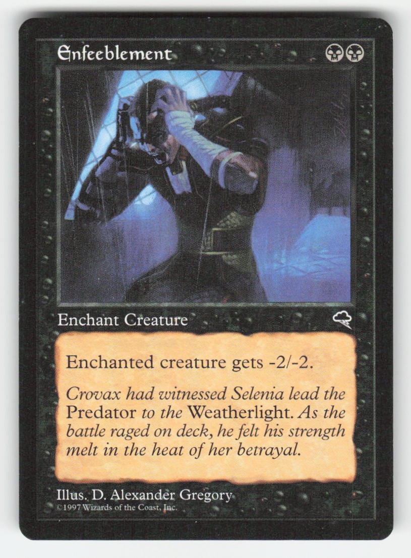 1997 Enfeeblement Tempest 133 MTG