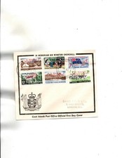 Cook Islands FDC Sc#164 to 169 CHURCHILL overprint