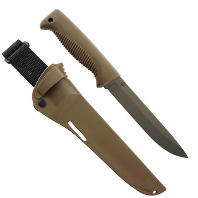 Peltonen Knives M95 Ranger Puukko, 80CrV2-Klinge, Cerakote, Komposit, coyote