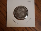 `1911 Barber Quarter, very good condition, 90 % silver