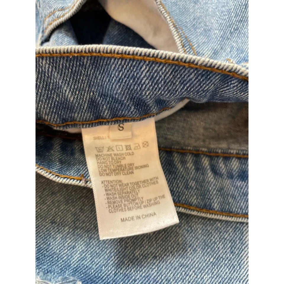 Minifalda vaquera John Galt Brandy Melville pequeña azul Y2K tiro bajo grunge Foto 4 de 4