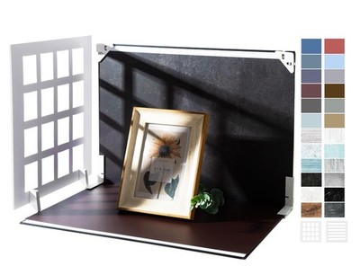 12 PCS Small Product Photography Backdrops 24 Color Tabletop Paper Kit