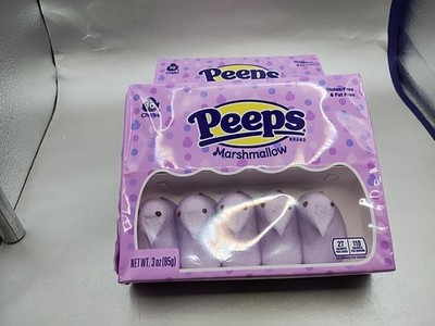 Easter PEEPS Lavender Marshmallow Chicks 2 Pack Of 10 In date 