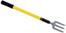 Telescopic Garden Hand Fork 650-920mm Long Handle for Planting Weeding
