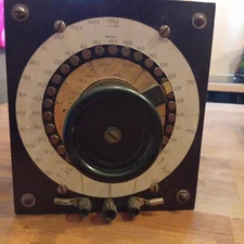 Vintage Resistance Rule Resistance Decade Box, Bakelite Circa 1930