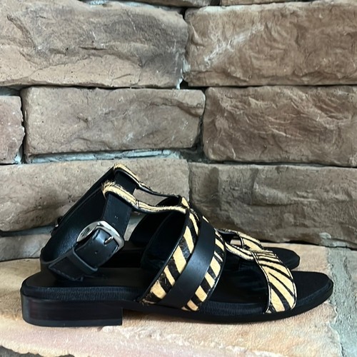 Sandales Naturalizer 27 Edit Elva cheveux de veau et cuir / Taille 8,5N - Photo 1/8