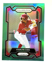 2024 Panini Prizm Starlyn Caba Green Prizm #215