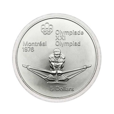 1976 $5 Canadian Silver Montreal Olympics Coin | eBay