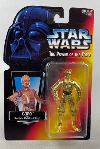Kenner Star Wars Power of the Force C-3PO NEW SEALED on CARD!
