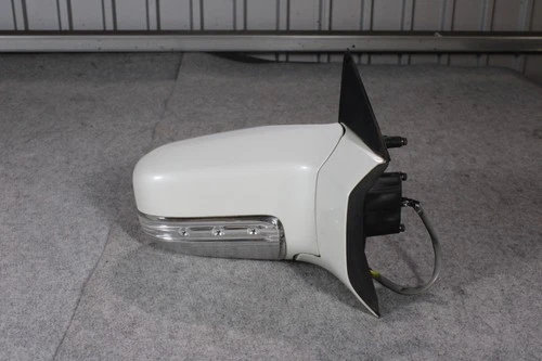 NISSAN ELGRAND ME51 OEM JDM RHD DOOR SIDE VIEW MIRROR TESTED RIGHT SIDE WHITE