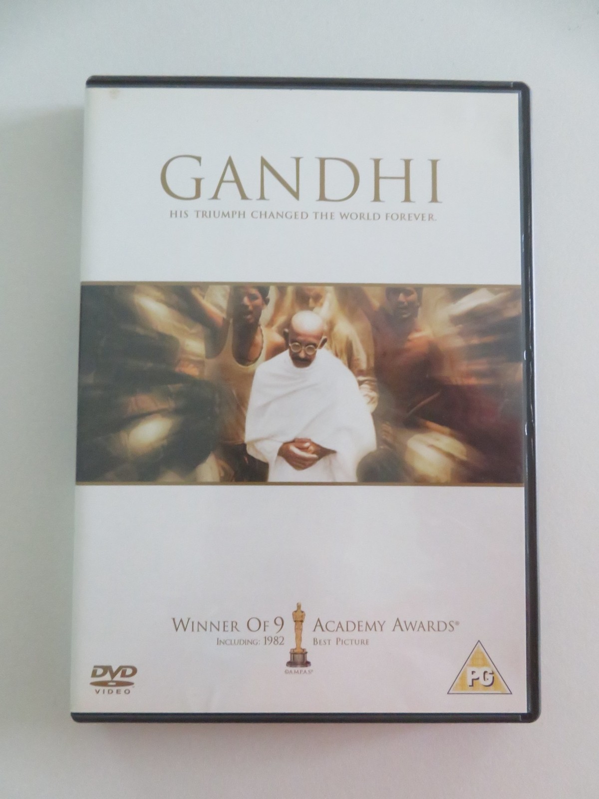 GANDHI - B (DVD) BEN KINGSLEY JOHN GIELGUD EDWARD FOX 1982 REGION 2