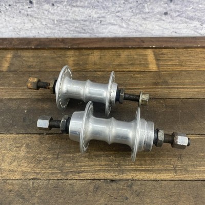 Vintage GT Mohawk BMX Hubs 48 Hole Alloy 48h Bent Axle Repair 90s